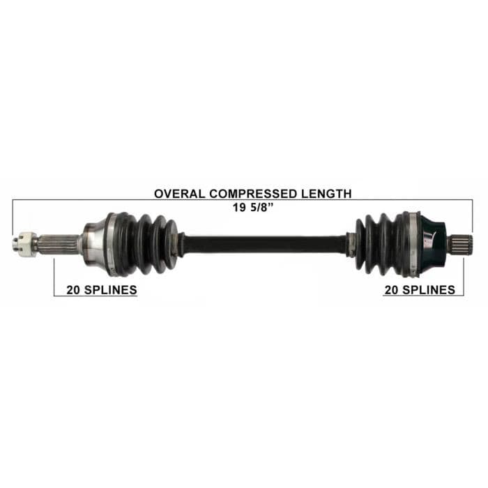 TYTANEUM OE REPLACEMENT CV AXLE POLARIS REAR LEFT / RIGHT