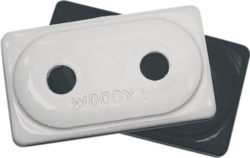 DOUBLE DIGGER ALUMINUM SUPPORT PLATE 5/16" WHITE 48 PCS