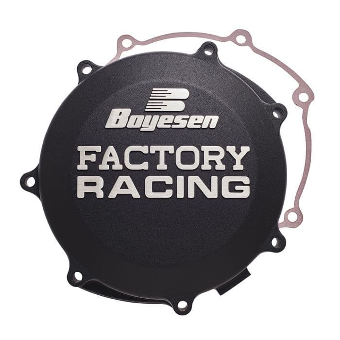 Boyesen Factory Racing Clutch Cover Black