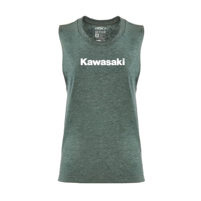 FACTORY EFFEX KAWASAKI WOMENS MUSCLE TAN /HTHR FOREST GREEN S