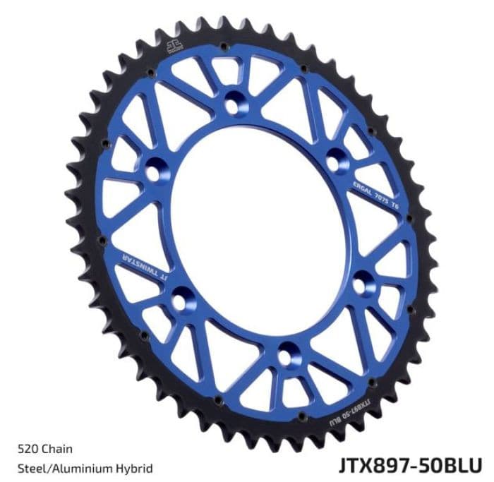 TWINSTAR SPROCKET BLUE 50-TOOTH