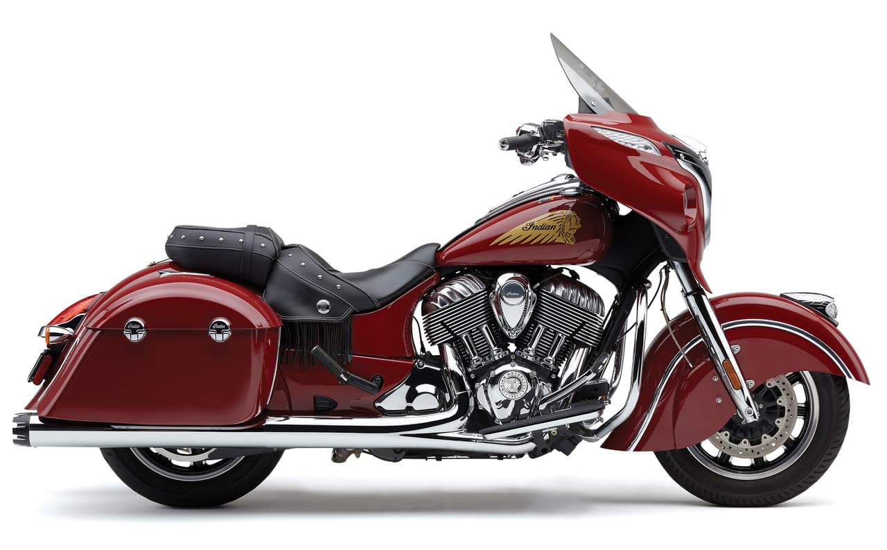 Cobra 4" Nh Dual Cut Slip-Ons Chrome Indian GEN-2 Bag
