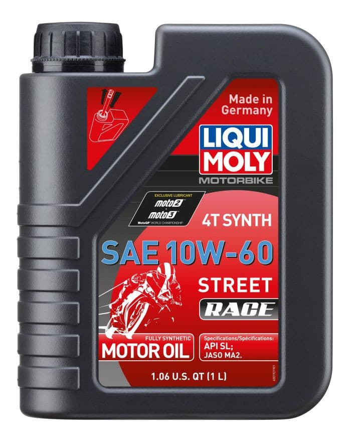 LIQUI MOLY MOTORBIKE 4T SYNTH 10W-60 STREET RACE 1 LITER