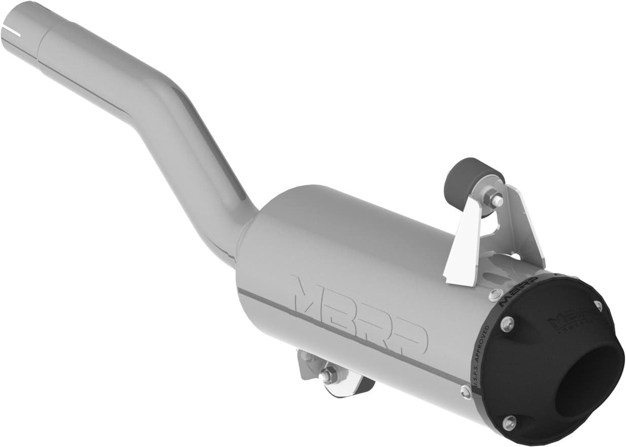 SINGLE SLIP-ON SYSTEM W/ 5" PERFORMANCE MUFFLER BLK TIP