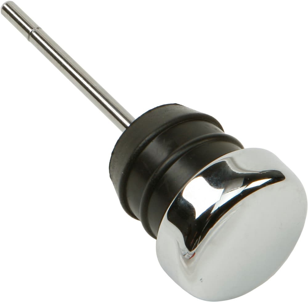 HardDrive Oil Tank Rubber Filler Plug Chrome