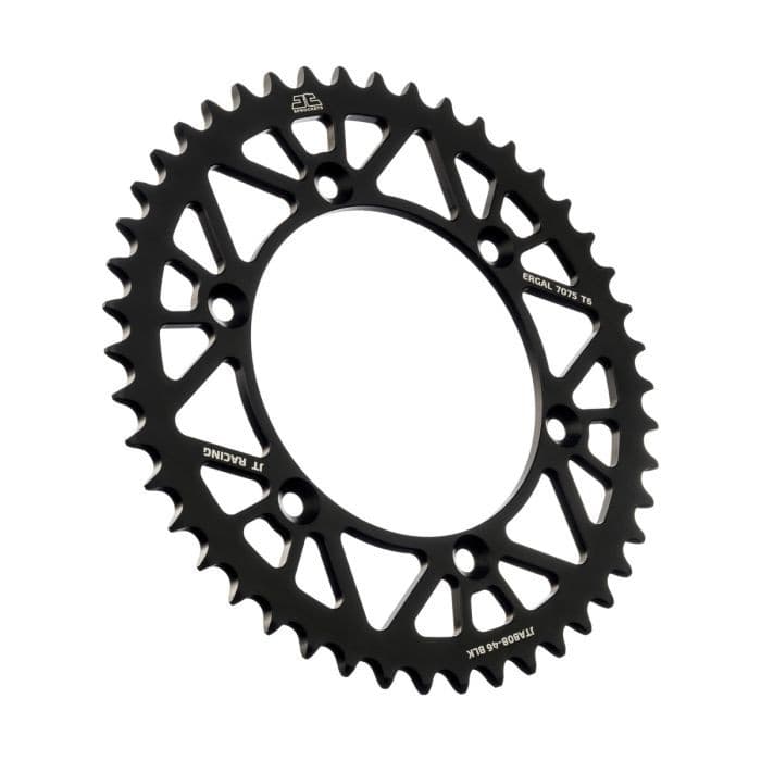 REAR ALLOY SPROCKET BLACK 46-TOOTH