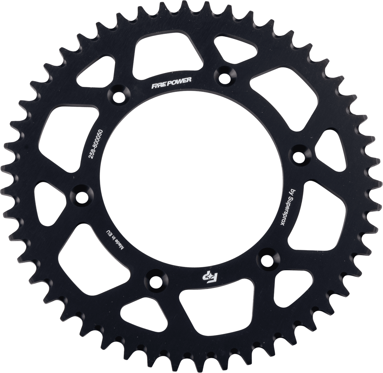 Fire Power Rear Sprocket Aluminum 50T Black