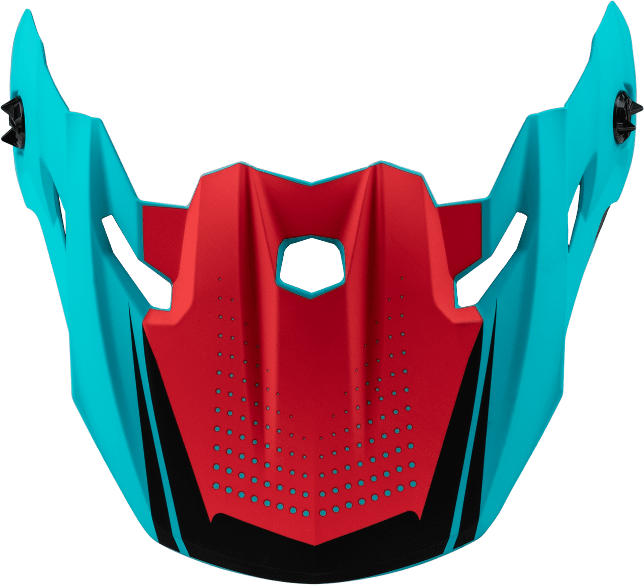 Gmax MX-96 502 Visor W/Screws Matte Blue/Red