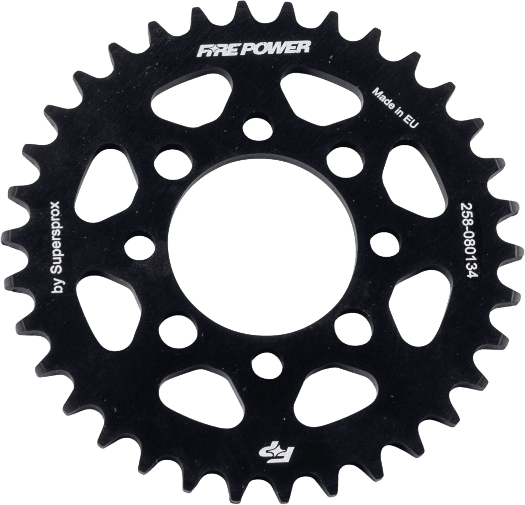 Fire Power Rear Sprocket Aluminum 34T Black