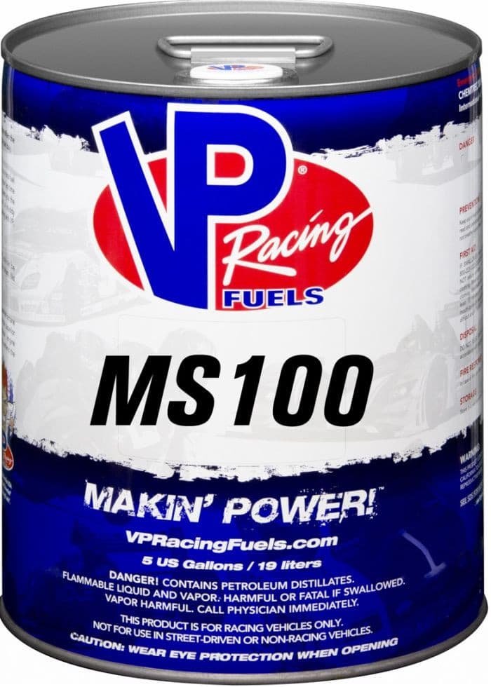 VP RACING FUELS MOTORSPORT 100 5 GALLON PAIL