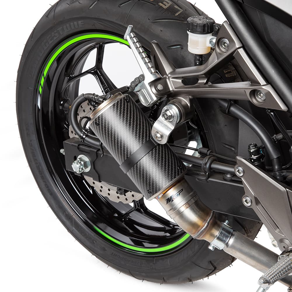 Hotbodies Mgp Stinger Slip-On Matte Carbon Kawasaki