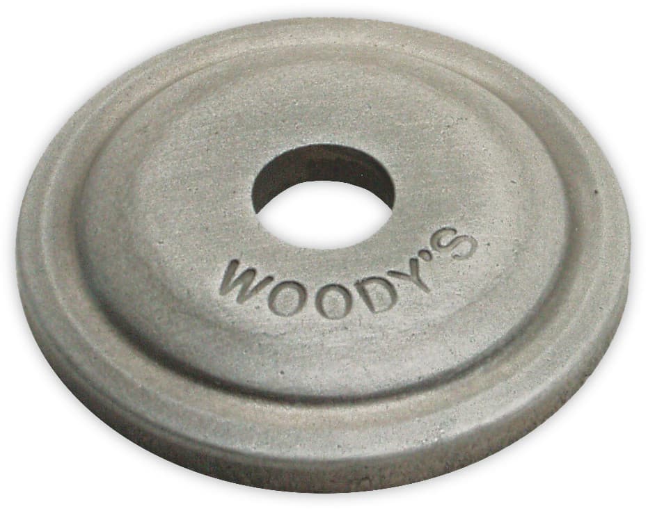 Woodys Digger Support Plates Round Alum. 5/16" 96/Pack