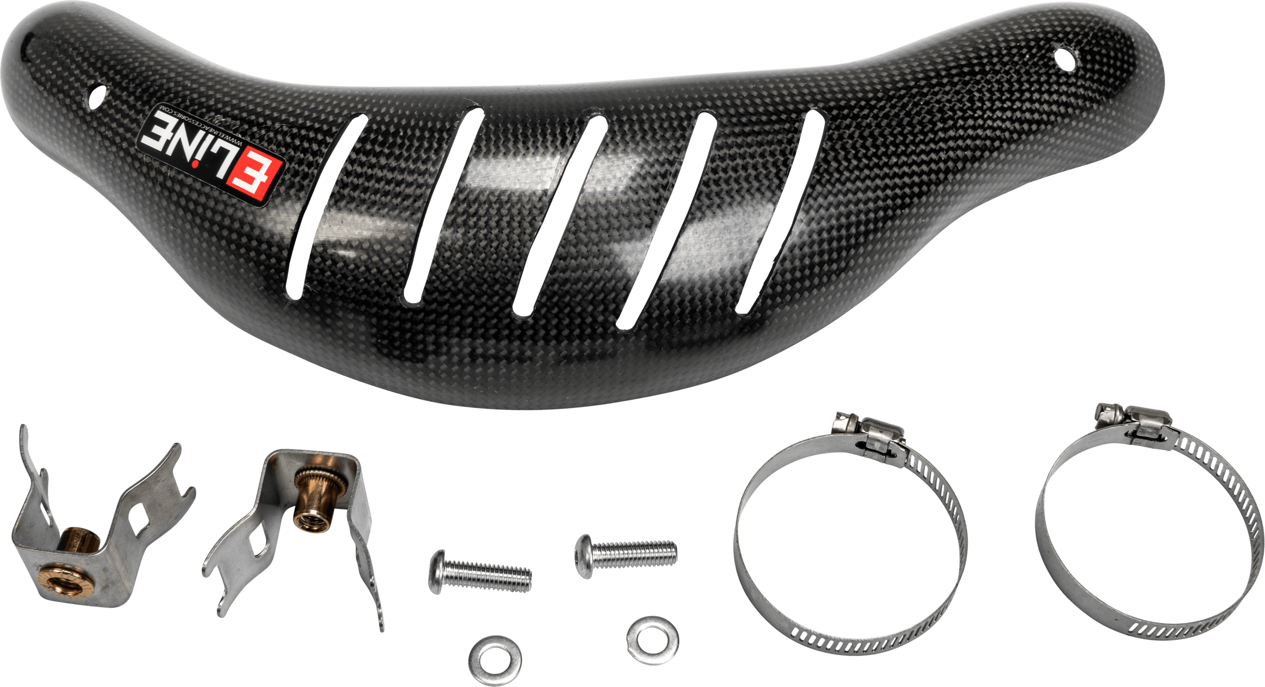 CARBON FIBER HEAT SHIELDS HUS/KTM