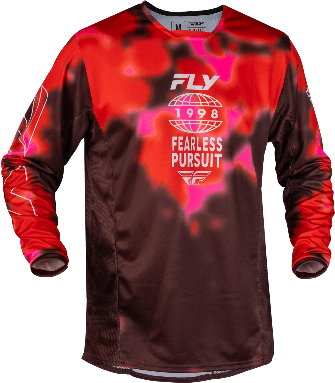 Fly Racing Kinetic Blur Jersey Red/Maroon SM