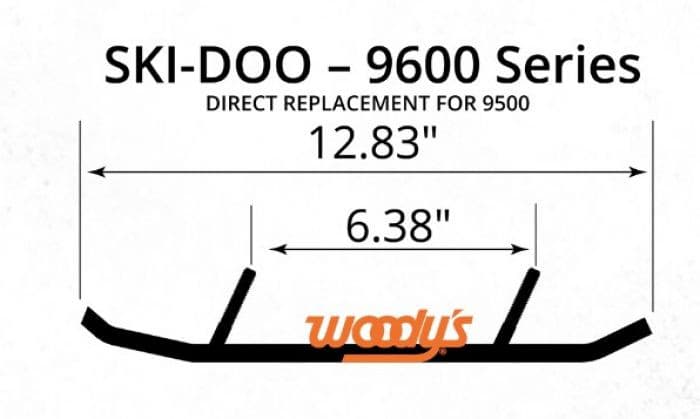 Woodys Ace Runners 8" Ski-Doo 9600