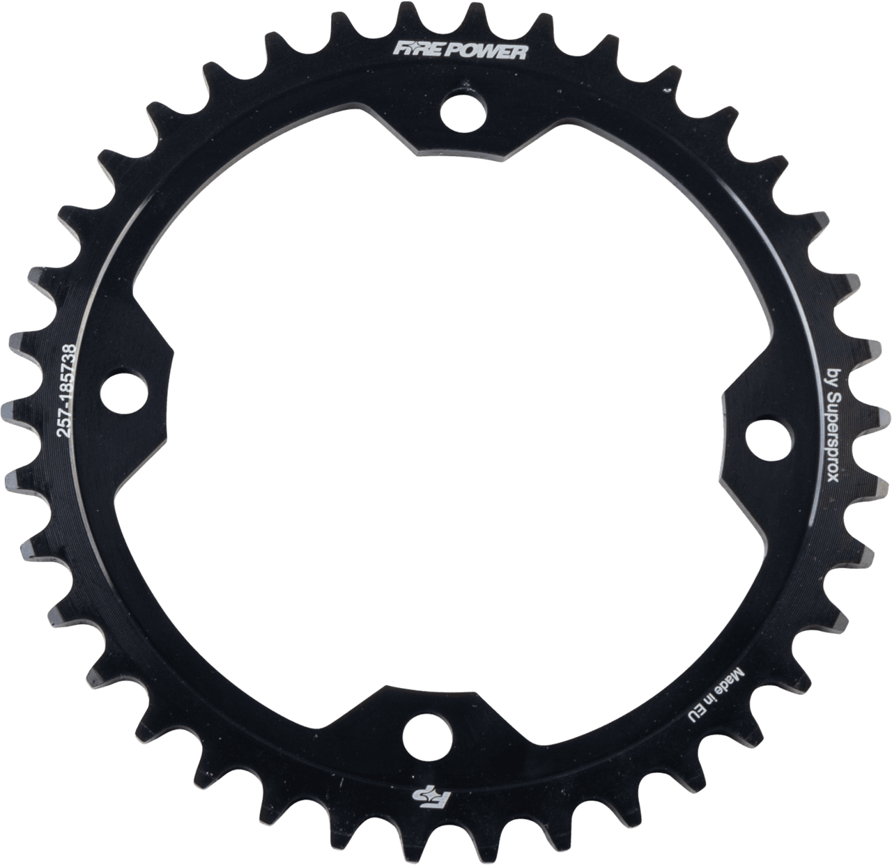 Fire Power Rear Sprocket Steel 38T Black