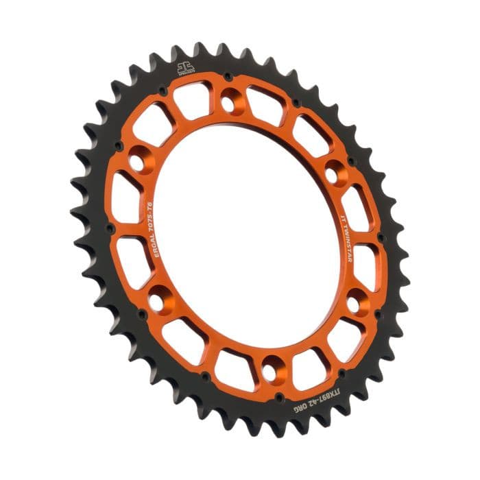 TWINSTAR SPROCKET ORANGE 42-TOOTH