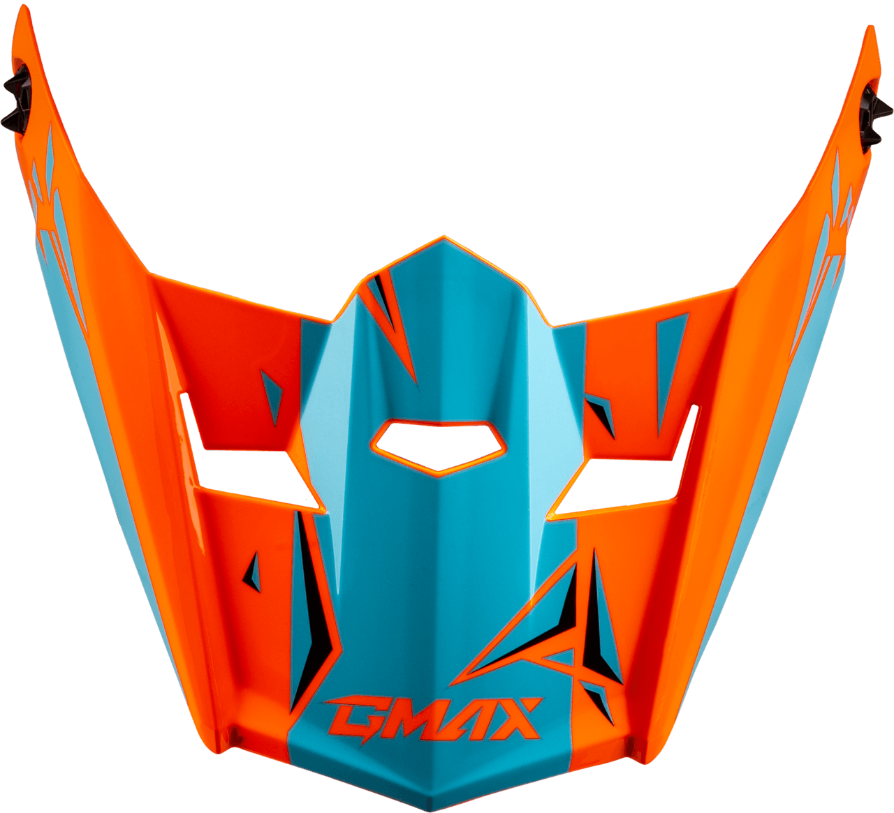 Gmax Youth MX-46Y Unstable Visor Hi Vis Orange/Blue YS-YL