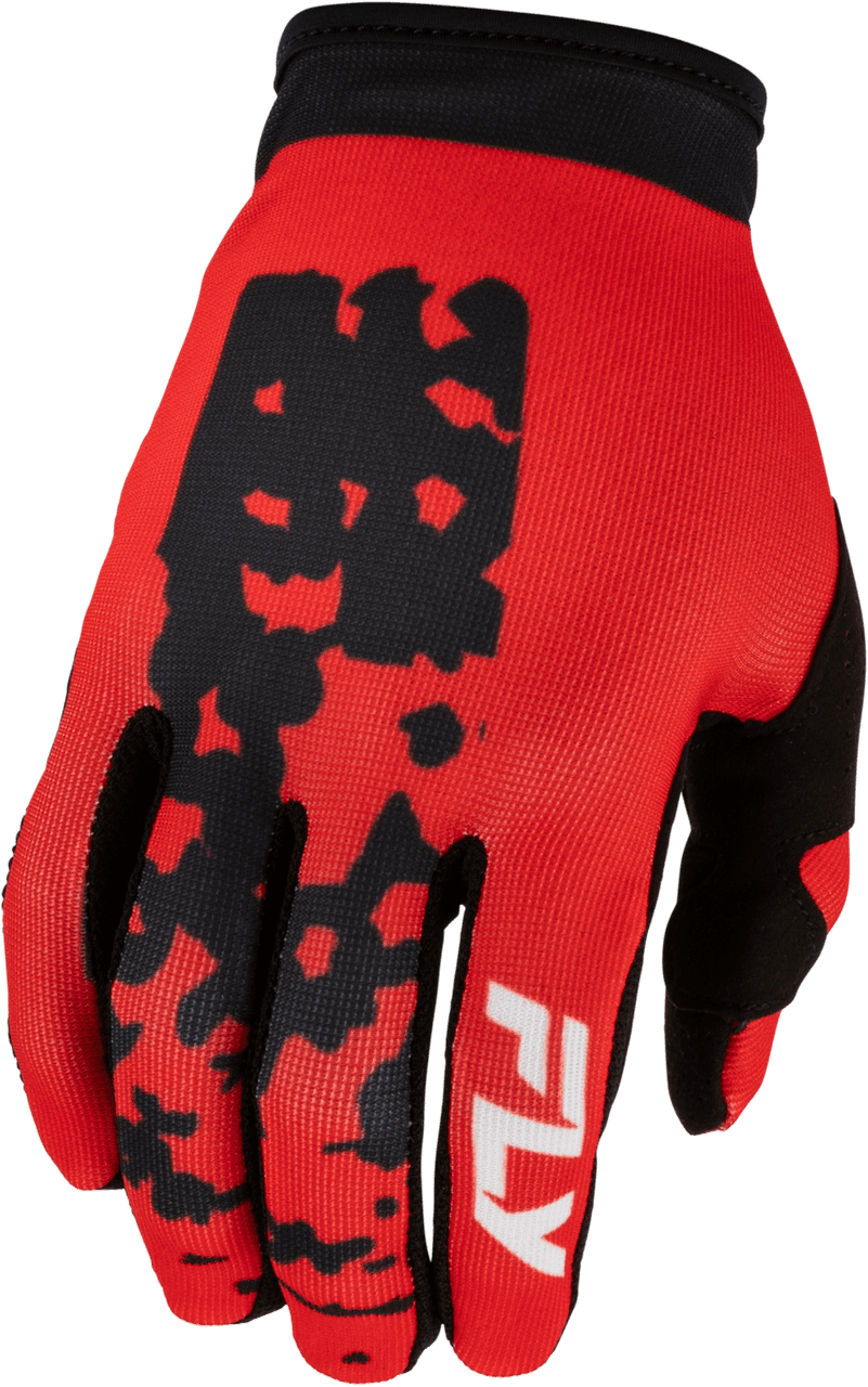 Fly Racing Lite Flake Gloves Red/Black 3X