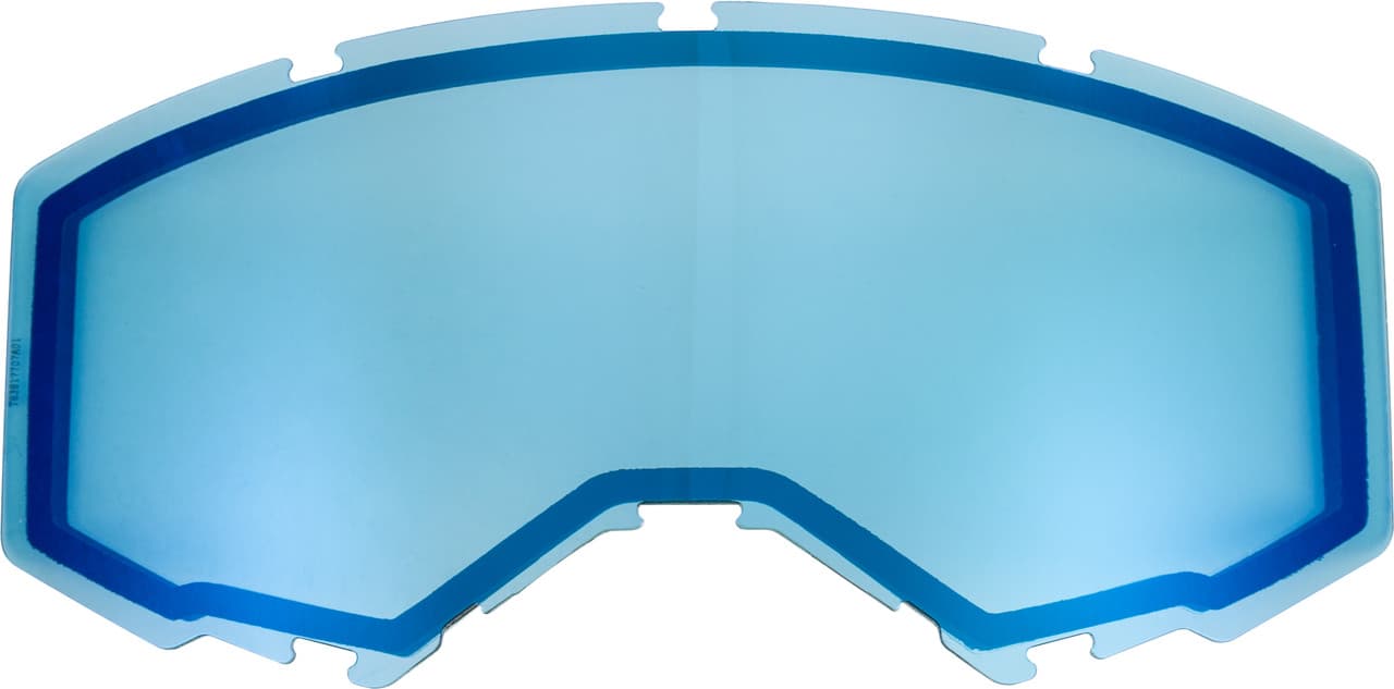 Fly Racing Dual Lens Without Vents Adult Sky Blue Mirror/Blue