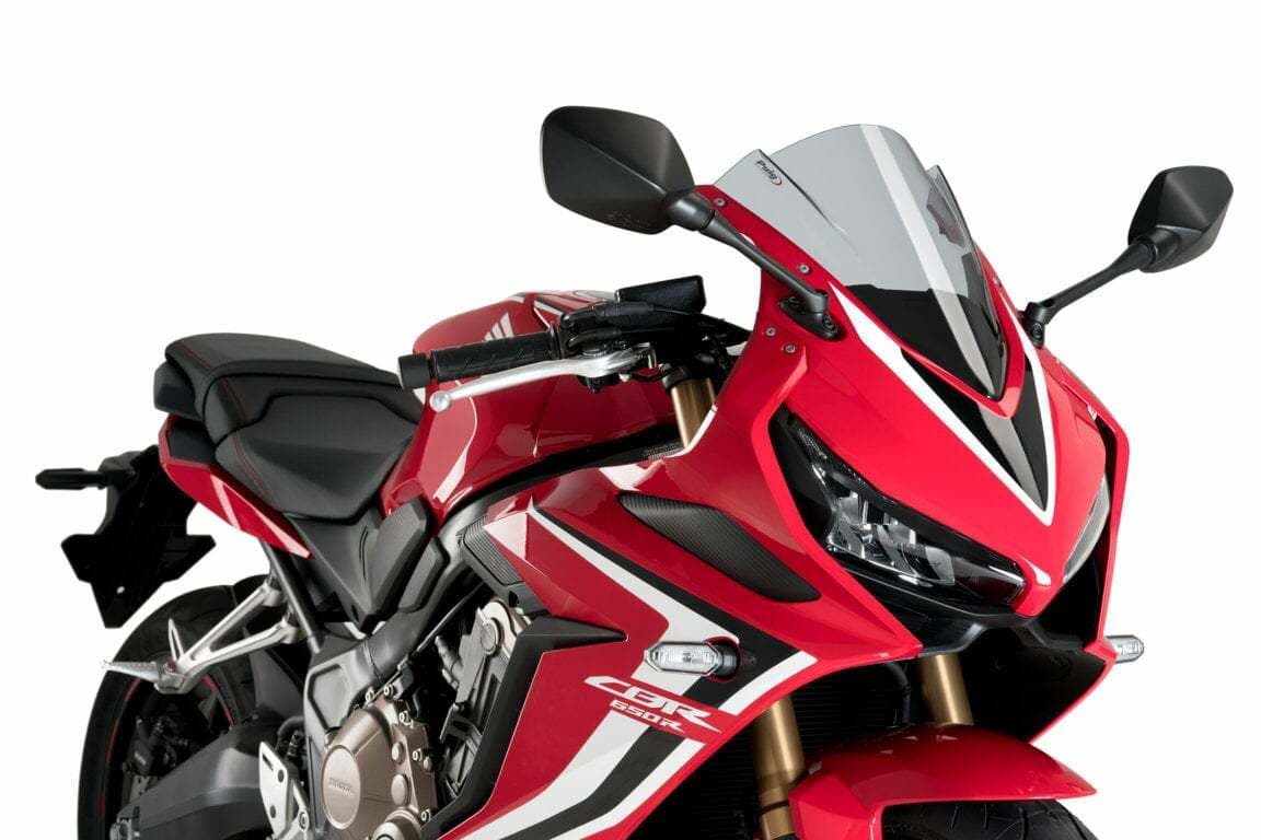 Puig Windscreen Racing Smoke Honda