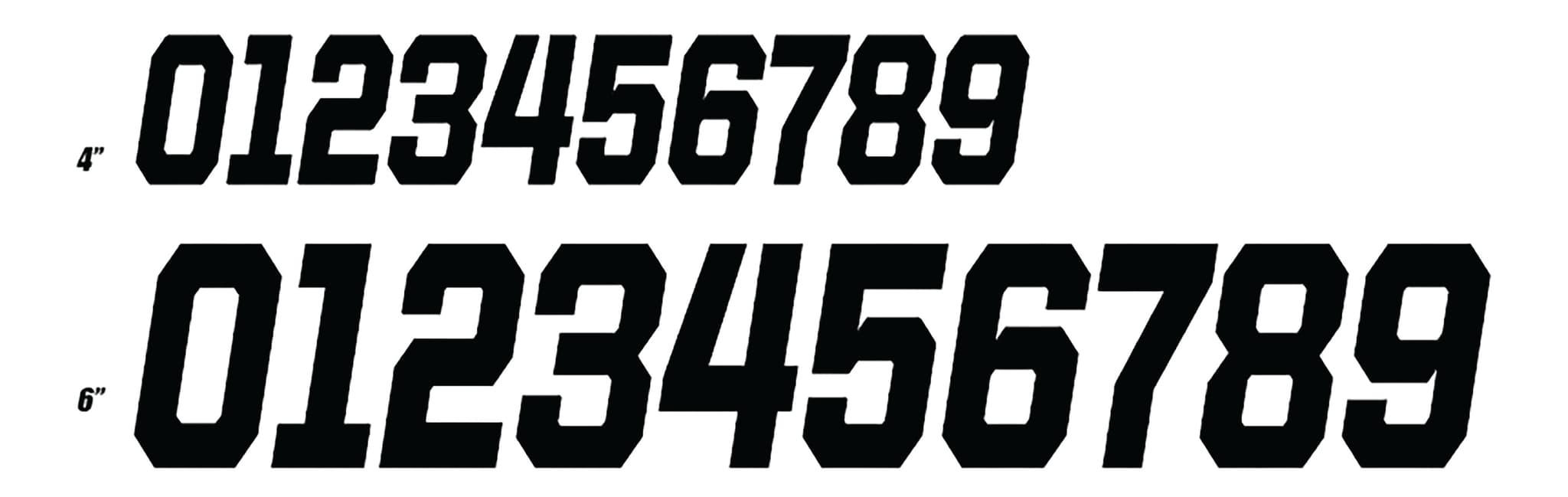 D-Cor #6 Black 4 Race Series 3/Pack