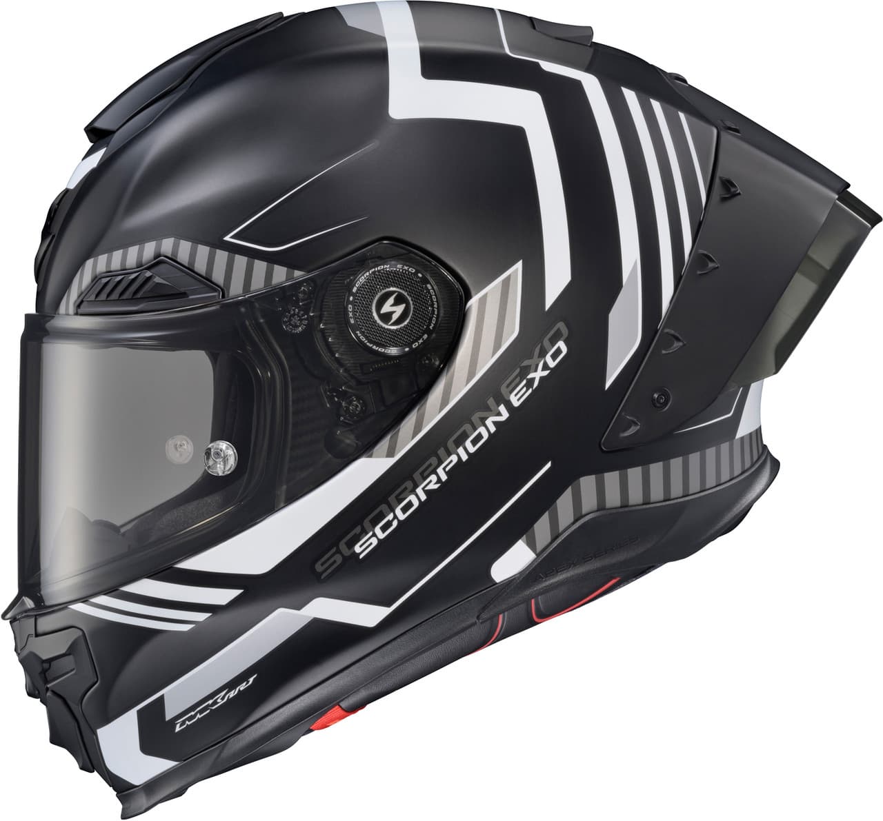 Scorpion Exo Apex Exo-Warp Full Face Helmet Atarax Black/White XL
