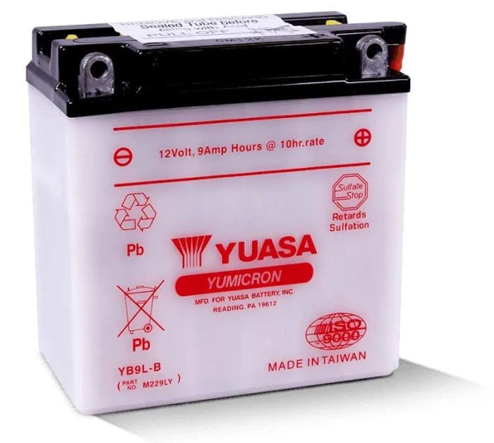 Yuasa Battery YB9L-B Conventional