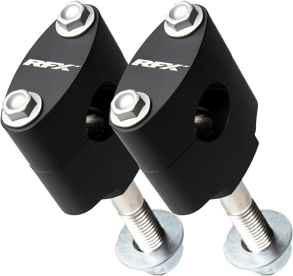 HANDLEBAR MOUNT KIT 7/8" BLACK HON/KAW