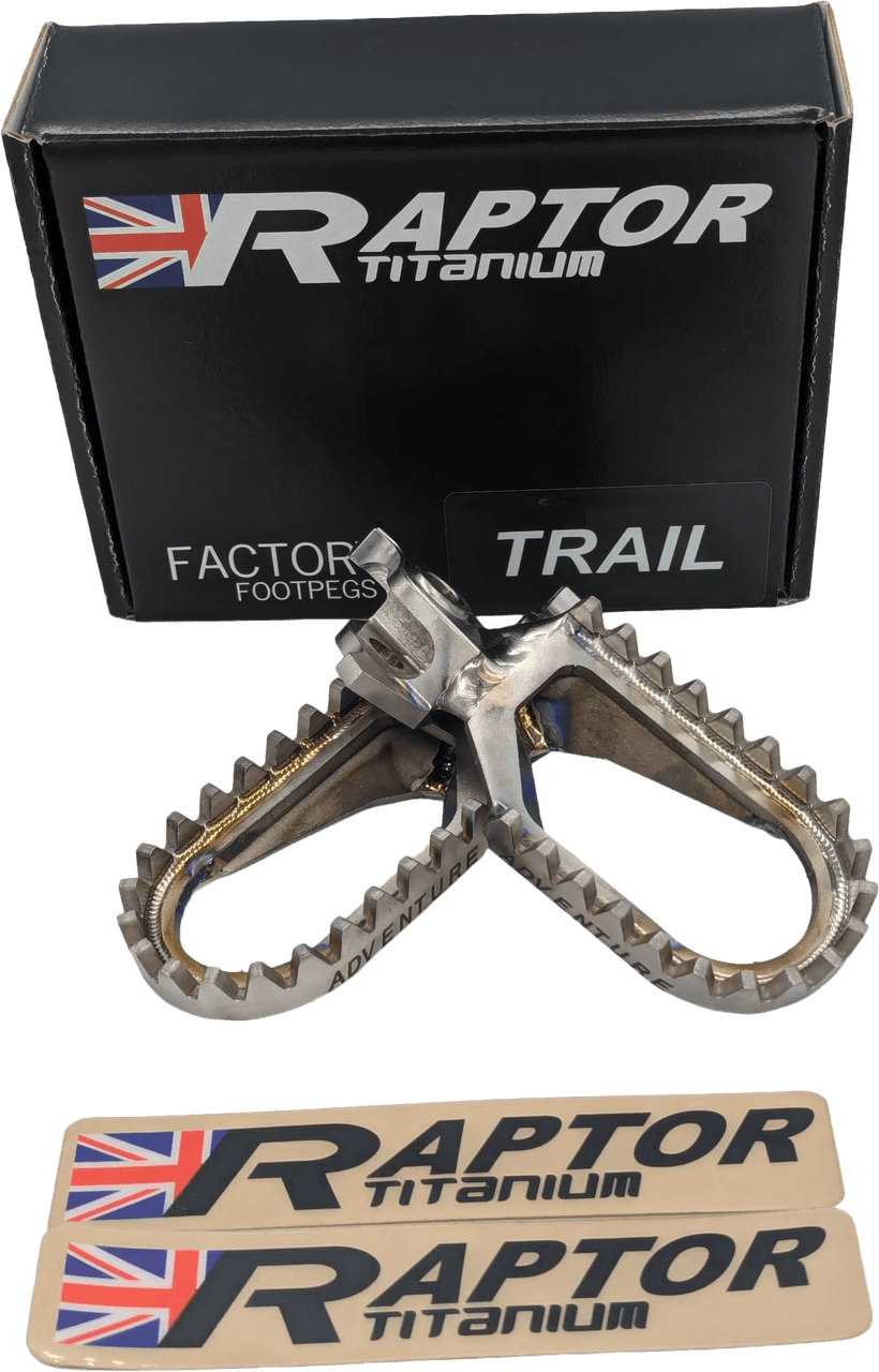 Raptor Titanium Foot Pegs Adv Pr Honda