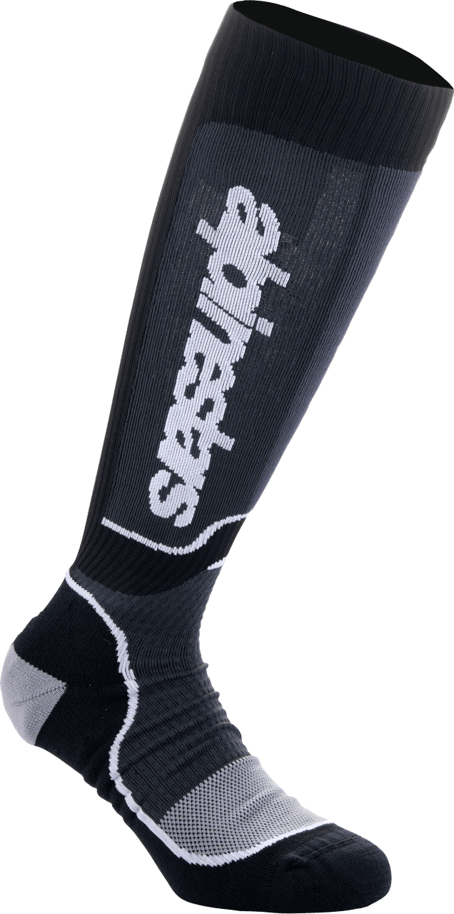 Alpinestars MX Plus Socks Black/White LG