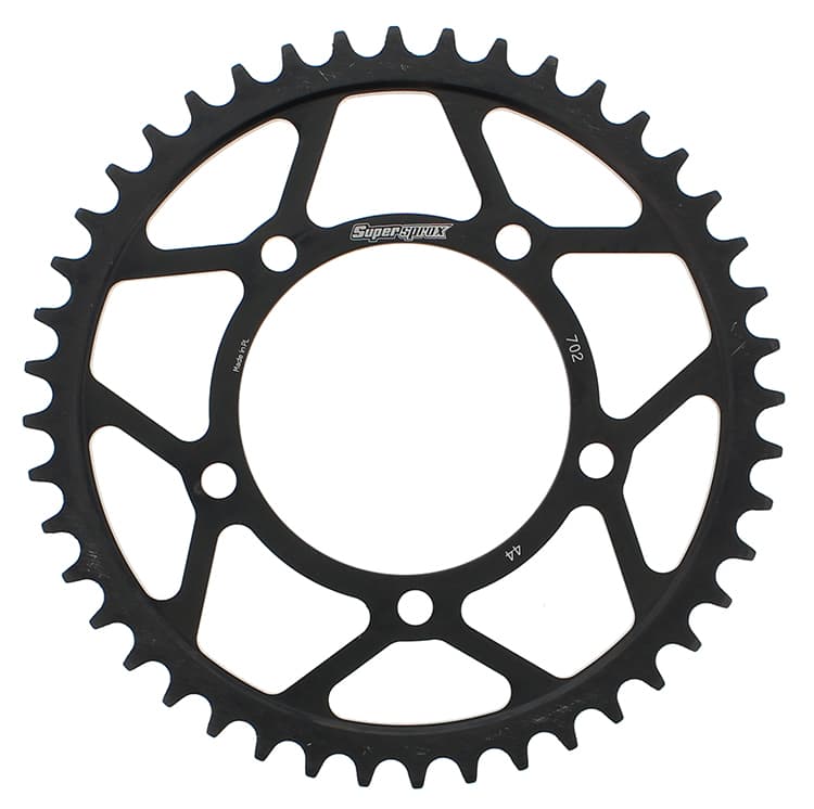 Supersprox Rear Sprocket Steel 44T-525 Black Apr