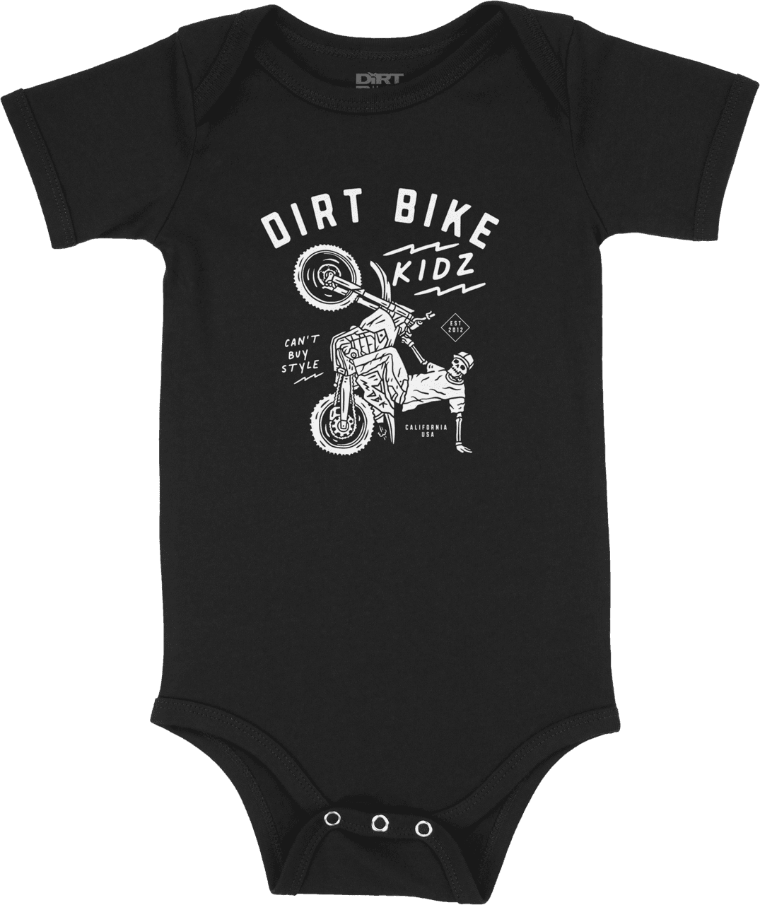 Dbk 12 O'Clock Onesie Black 12 Month
