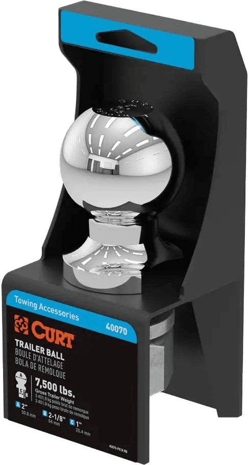 Curt 2 X 1 X 2 1/8 Hitch Ball Pkgd
