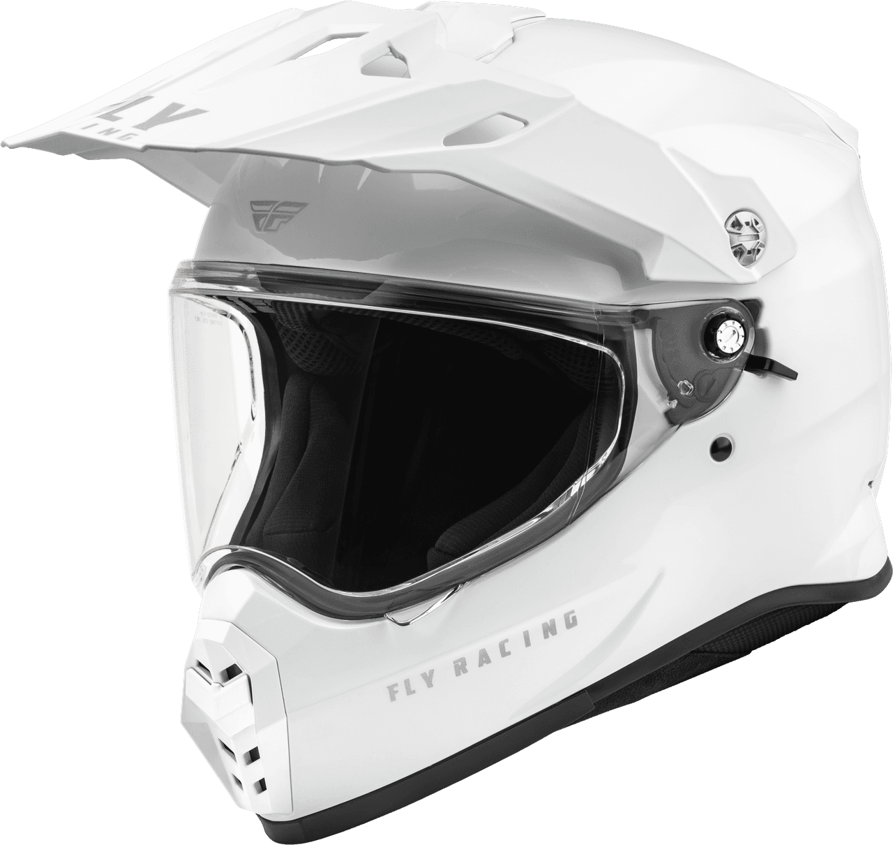 Fly Racing Trekker Solid Helmet White 2X