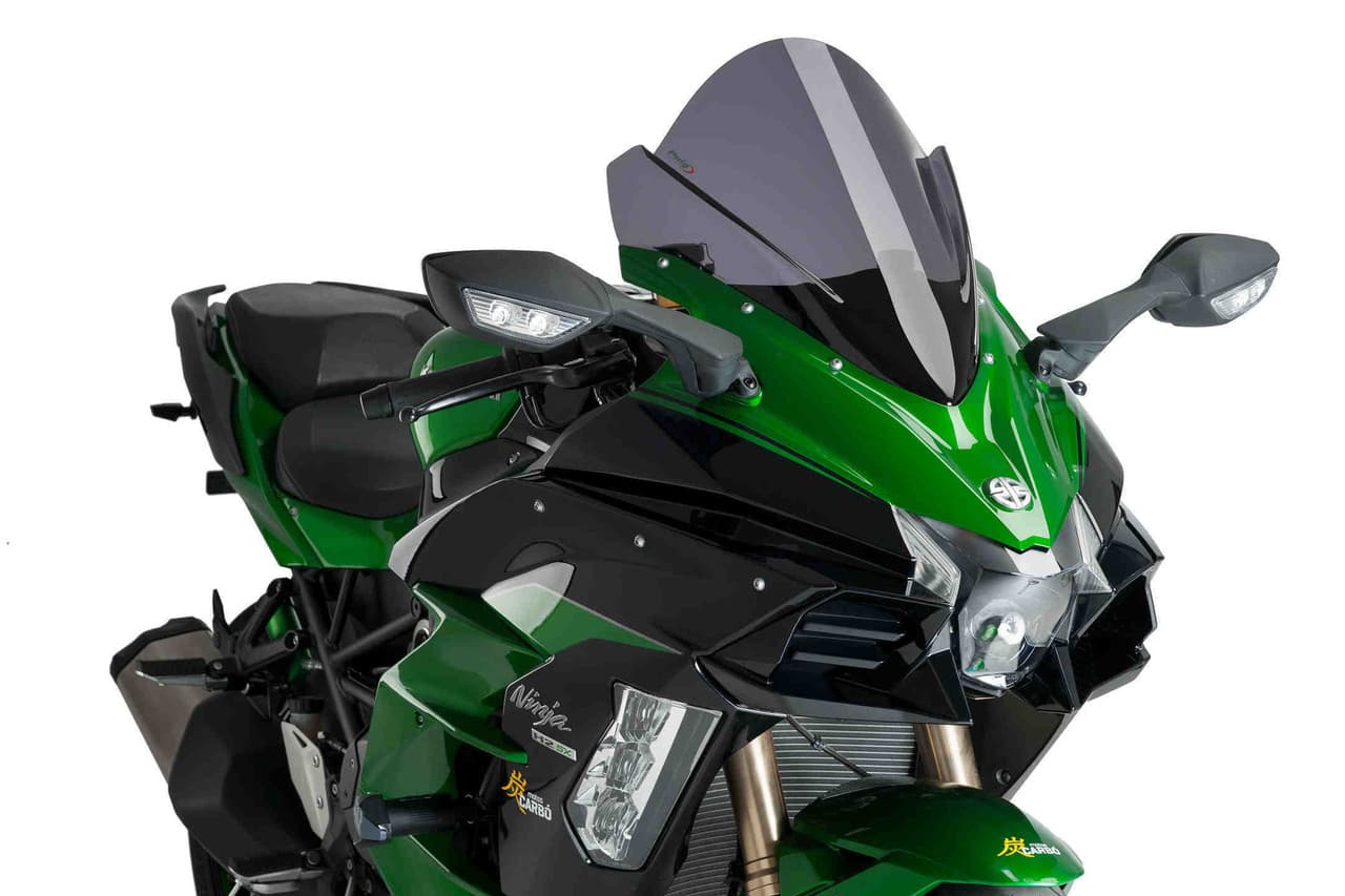 Puig Windscreen Z-Racing Dark Smoke Kawasaki