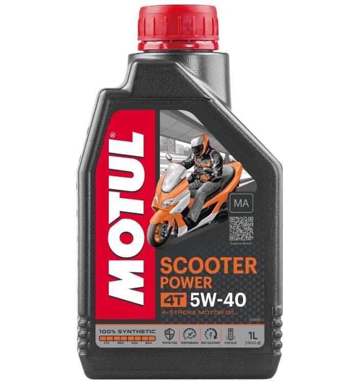 MOTUL - SCOOTER POWER 4T 5W40 MA, 1 LITER