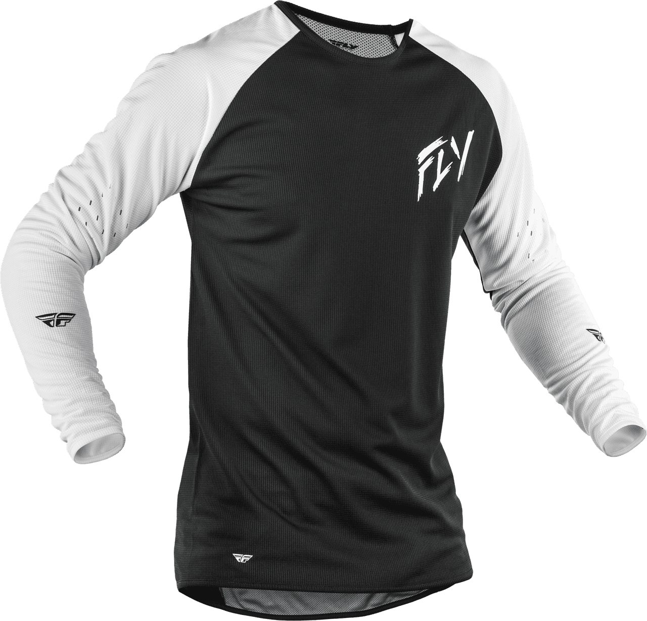 Fly Mtb Gravity Dig Long Sleeve Jersey Black/White MD