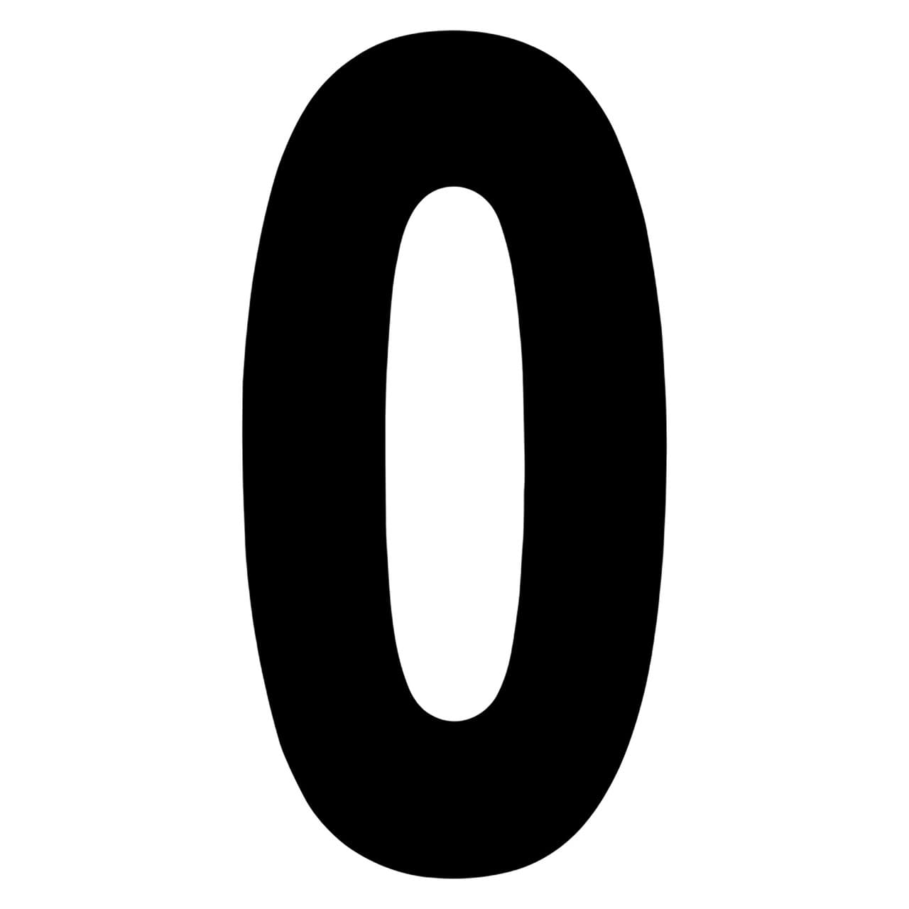 FX 2015 NUMBERS STANDARD 6" BLACK 0