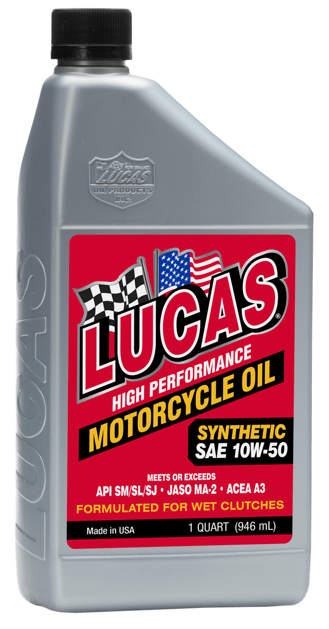 Lucas Synthetic Hp OIL10W50 4T 1 Qt (6/CASE Sold Each)