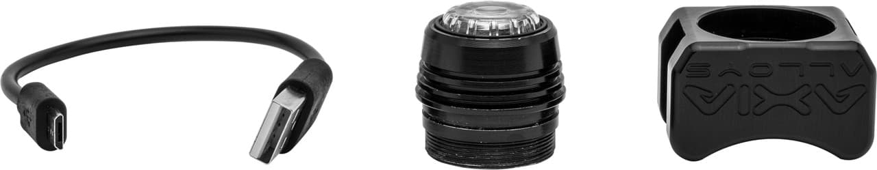 Axia LED Rechargeable Dome Light Black