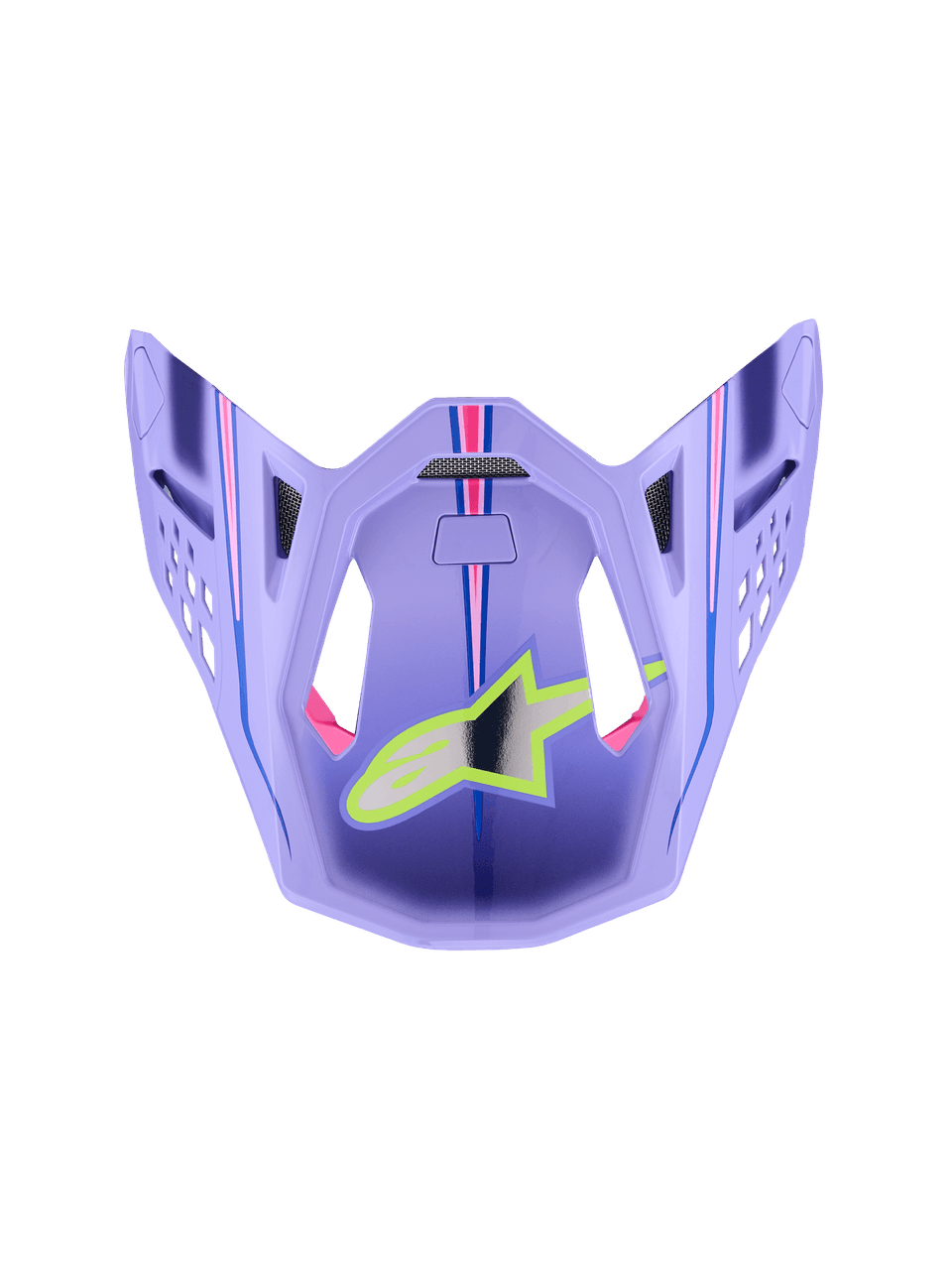 Alpinestars S-M10 Jl Visor Ece 22.06 Prpl/Pnk Fluo/Yellow Fluo Gls