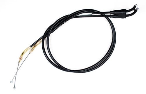 Motion Pro Black Vinyl Throttle Push-Pull Cable Set