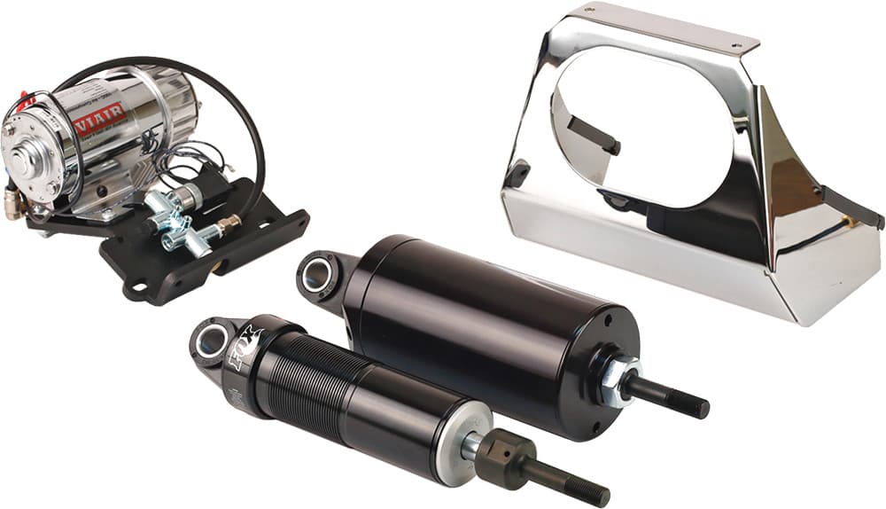 Arnott Air Shocks Fox Series Chrome 01-17 Softail