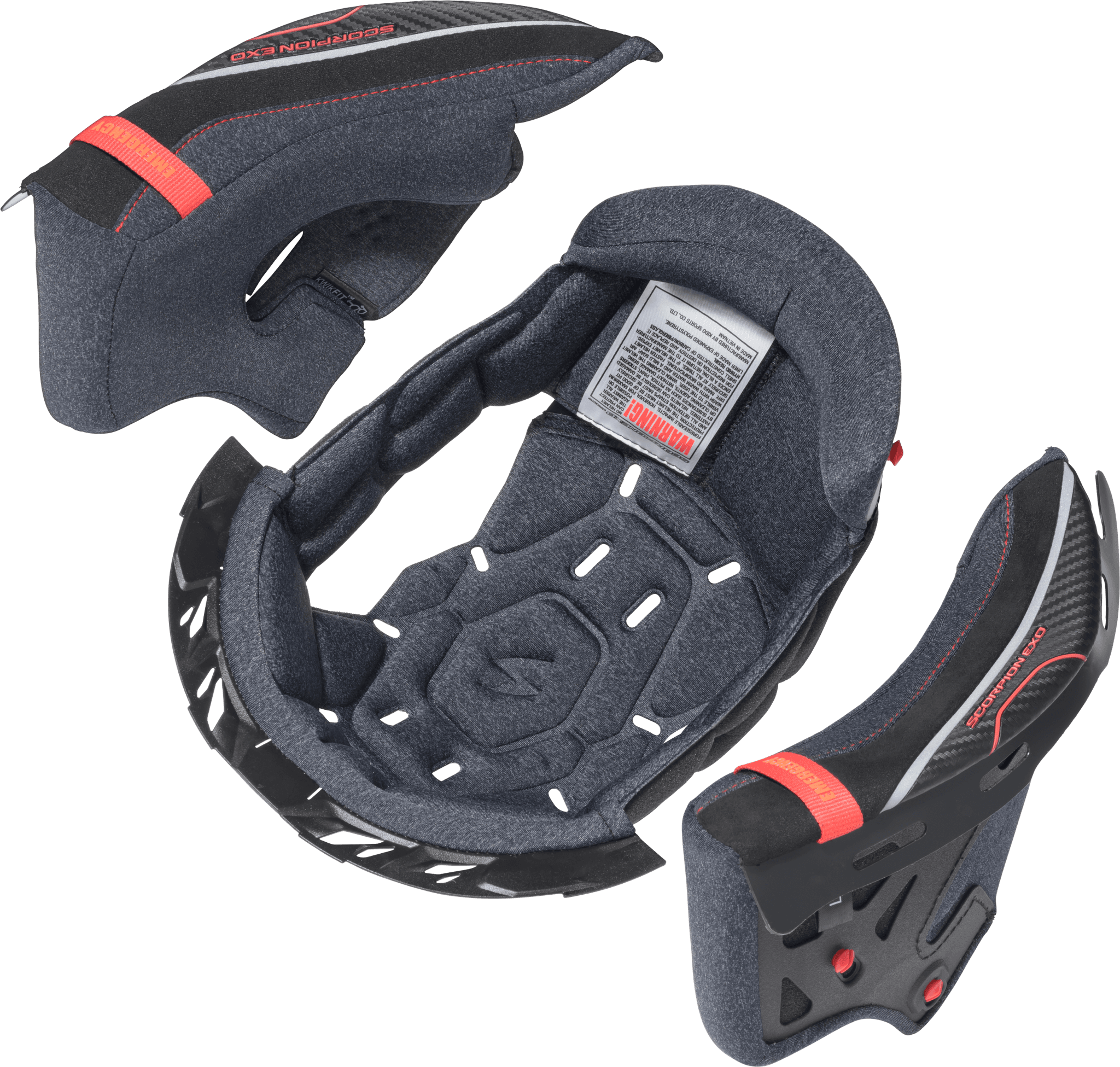 Scorpion Exo Exo-Eclipse Cool Tech Liner/Cheek Pad Kit XL