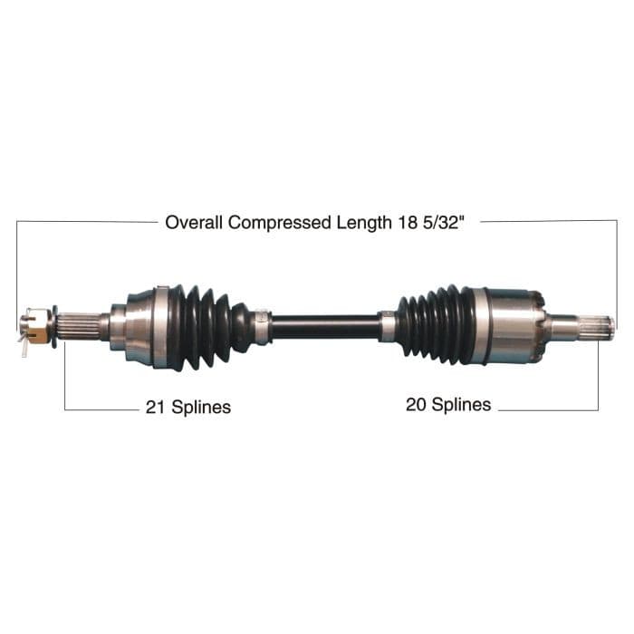 TYTANEUM HEAVY DUTY CV AXLE KAWASAKI FRONT LEFT