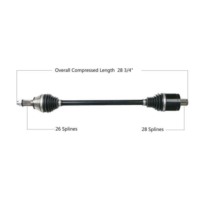 TYTANEUM POLARIS HEAVY DUTY CV AXLE