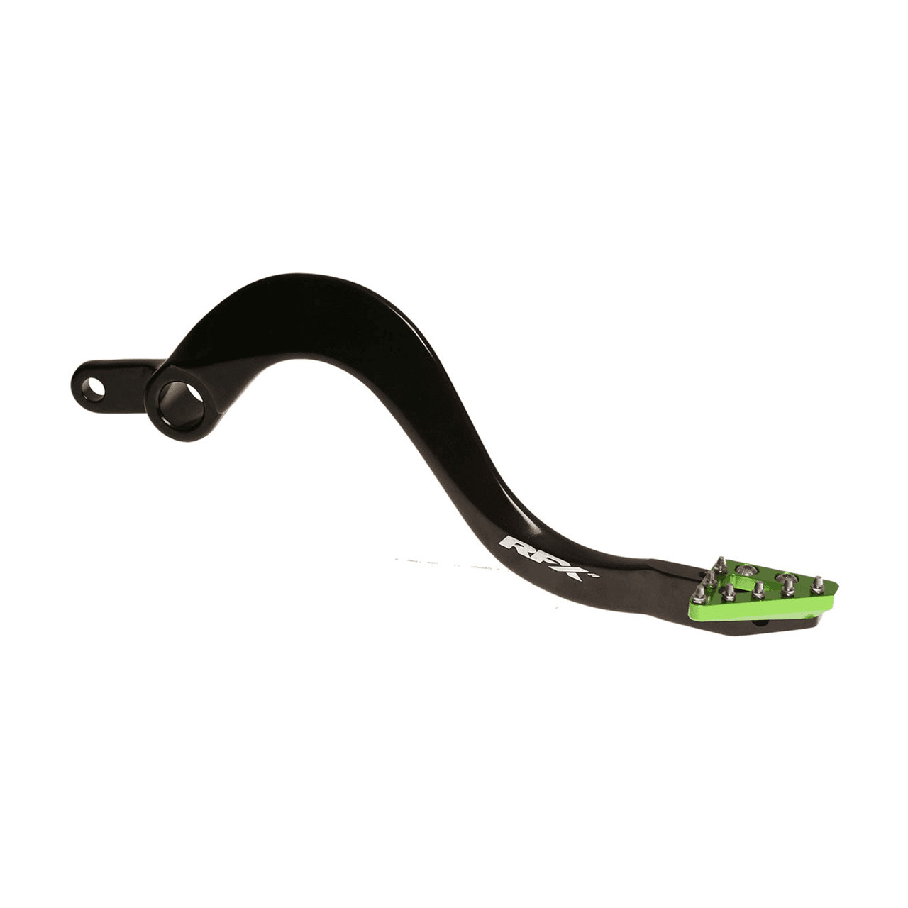 RFX Rear Brake Pedal Green Solid-Tip Kawasaki