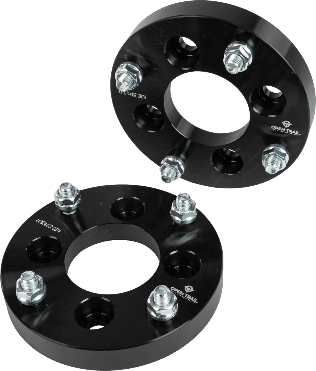 Open Trail Wheel Spacer Adapter 1" 4/110 To 4/137 12MM X 1.5MM