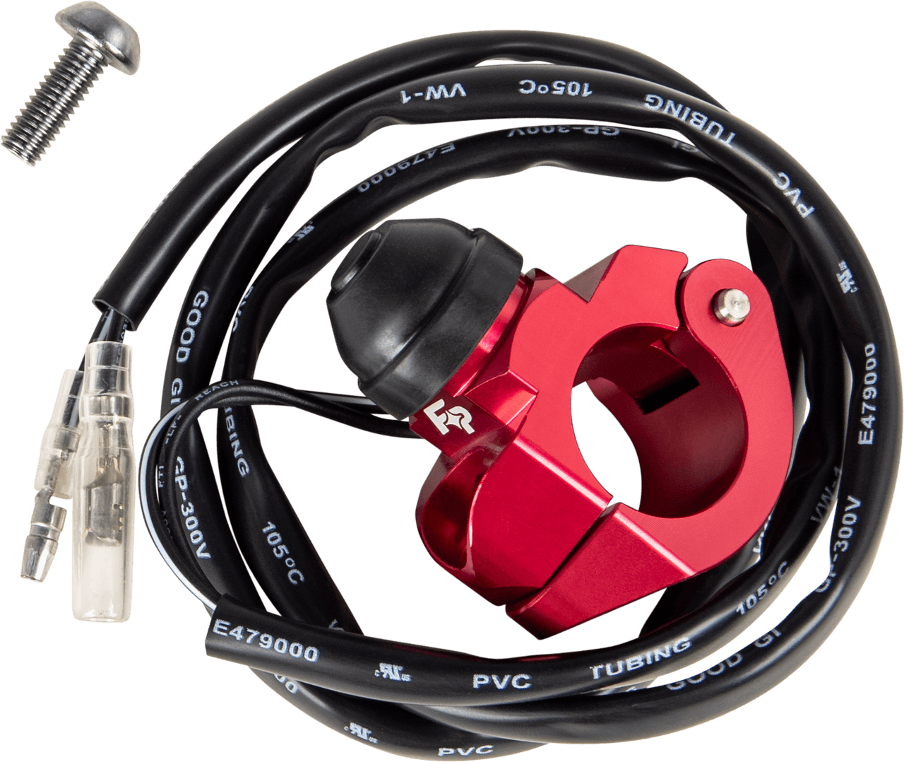 Fire Power Kill Switch Single Bolt Clamp Red